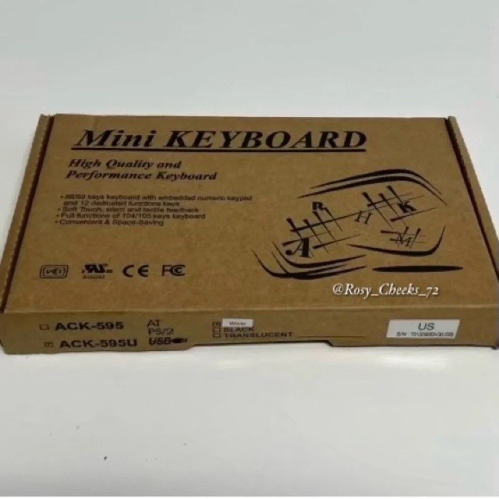 Mini-Keyboard ACK-595U USB Keyboard